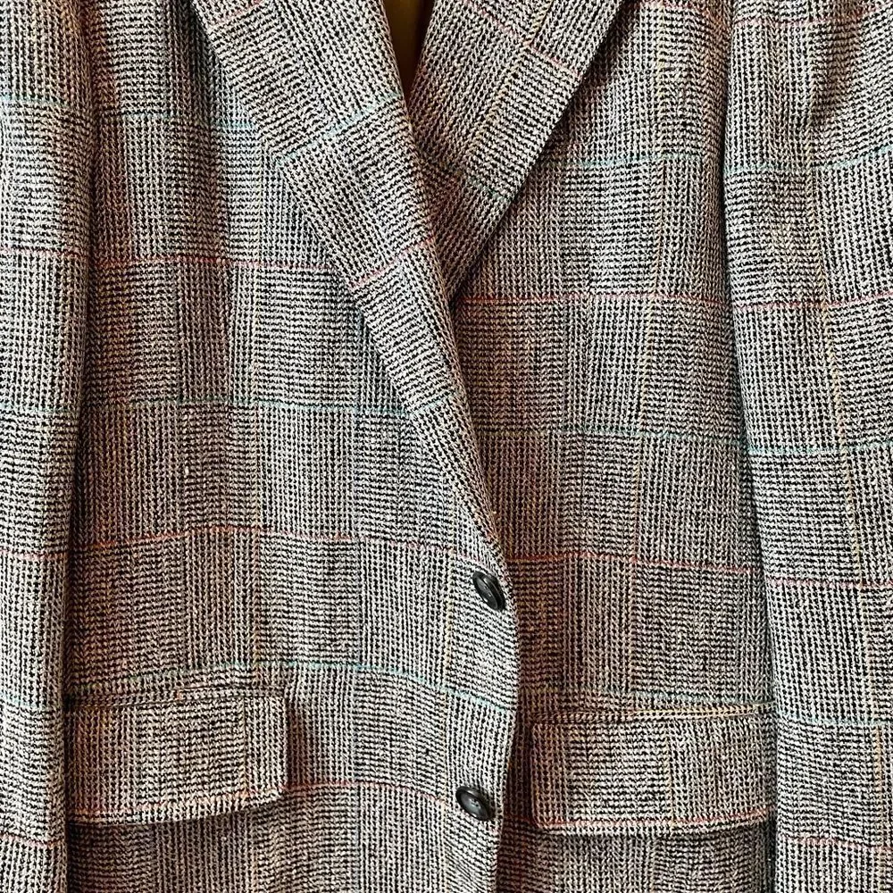 Classic Vintage Gray Tweed Men's Blazer 41R by Brookcraft